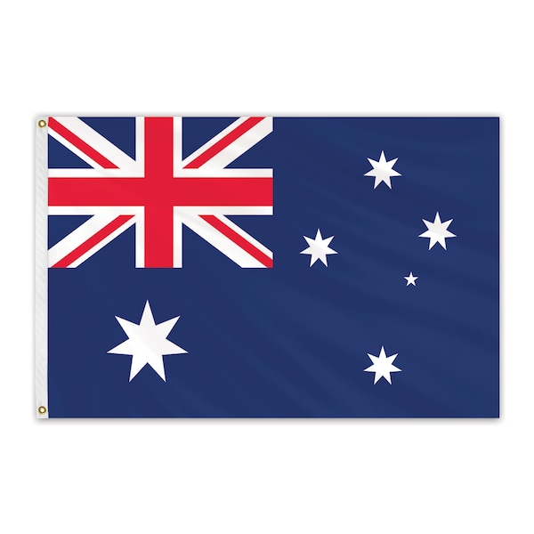 Global Flags Unlimited Australia Outdoor Nylon Flag 12"x18" 201166